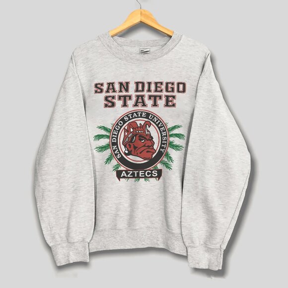 90s Vintage San Diego State Aztecs Sweatshirt, SDSU Aztecs Men Women Shirt Tee - Picture 1 of 2